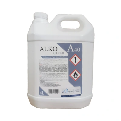 Alko Clear Disinfectant For Hands & Surfaces 4ltr 50015A