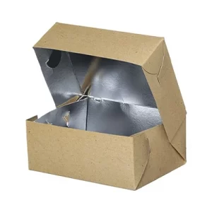 Food Grill Boxes With Aluminium Lining 16x13x6cm 1x185 26061