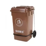 Sumo Garbage Bin 100L Brown 24043R-BR